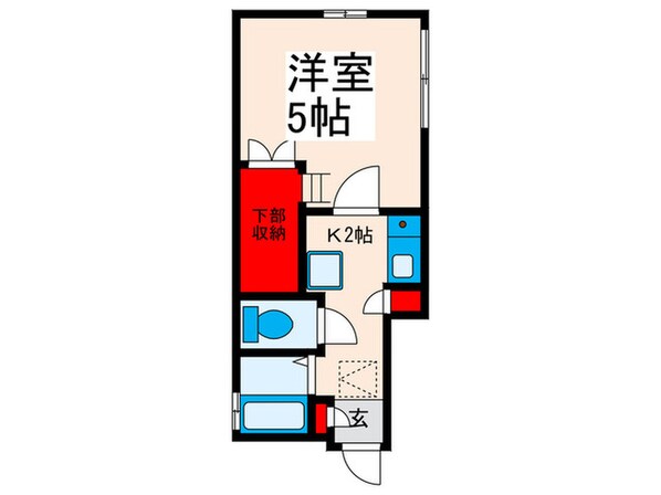 カトレアハイツの物件間取画像